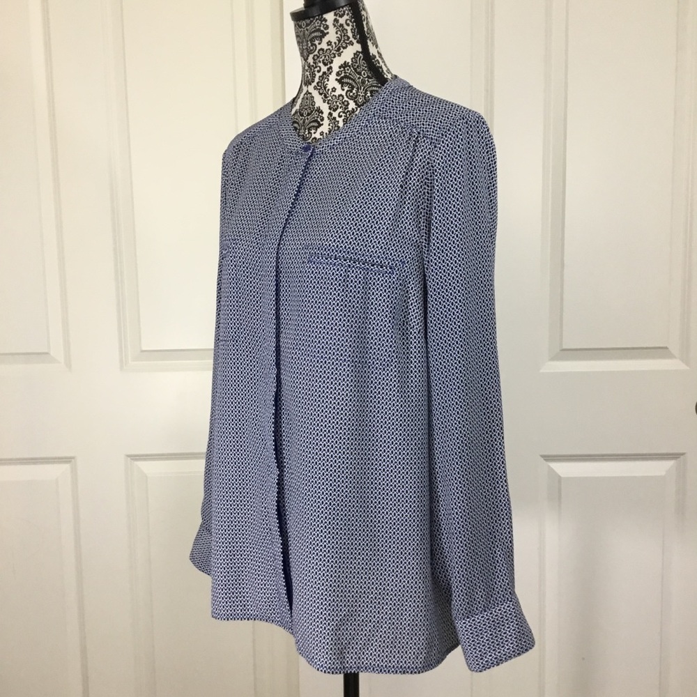 Dalia Collection Plus Geometric Print Blouse - Picture 4 of 8